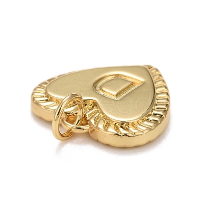 Rack Plating Golden Brass Pendants KK-E260-01G-D-1