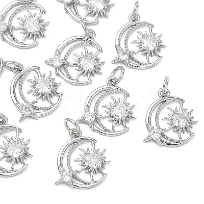 SHEGRACE Valentine's Day Brass Clear Cubic Zirconia Pendants XGRQ3K225-536P-1