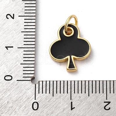 Brass Enamel Charms KK-Q098-25G-B02-1