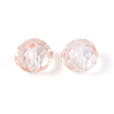 Baking Paint Transparent Glass Beads GLAA-N011-10mm-09-1
