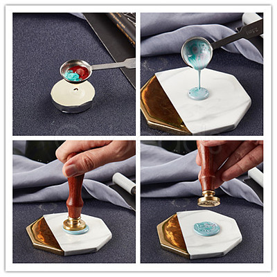 Wax Seal Stamp Set AJEW-WH0208-508-1