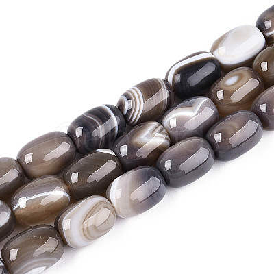 Natural Agate Beads Strands G-N356-02A-02-1