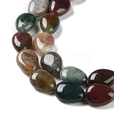 Natural Indian Agate Beads Strands G-K357-A18-01-1