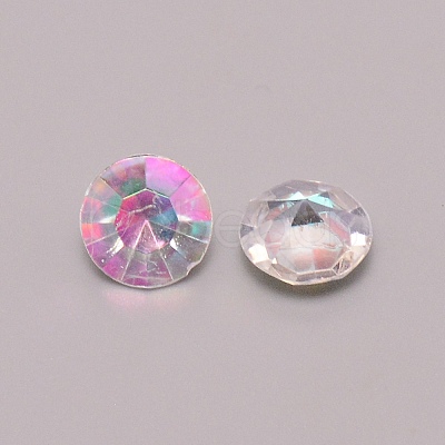 Resin Rhinestone Cabochons LS-RESI-WH0015-23E-01-1
