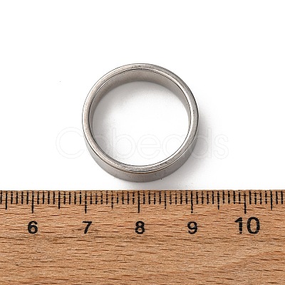 201 Stainless Steel Wide Band Finger Rings RJEW-K252-02D-P-1