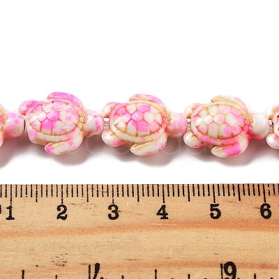 Synthetic Turquoise Dyed Beads Strands G-P507-05P-1