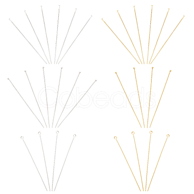 30Pcs 6 Styles 925 Sterling Silver Pins Sets STER-PH0003-58-1
