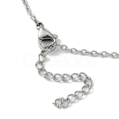 Crystal Cage Holder Necklace NJEW-JN04602-02-1