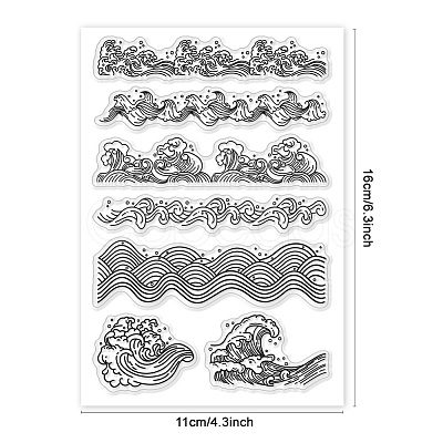 Custom PVC Plastic Clear Stamps DIY-WH0618-0121-1