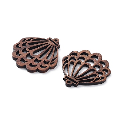 Walnut Wood Laser Cut Pendants WOOD-Q051-05E-1