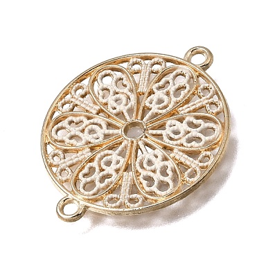 Alloy Enamel Hollow Connector Charms FIND-C097-09B-G-1