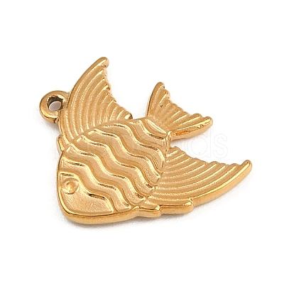 304 Stainless Steel Pendants STAS-K287-08B-G-1