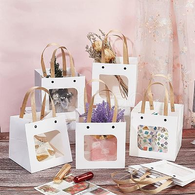Craft Paper Handbags CARB-WH0018-03B-1