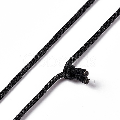 Natural Quartz Crystal Hexagon Pendant Necklace with Nylon Cord NJEW-G094-A07-1