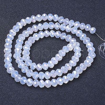 Electroplate Glass Beads Strands EGLA-A034-J3mm-B06-1