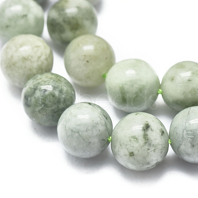 Natural Myanmar Jade/Burmese Jade Beads Strands G-D0001-08-10mm-1