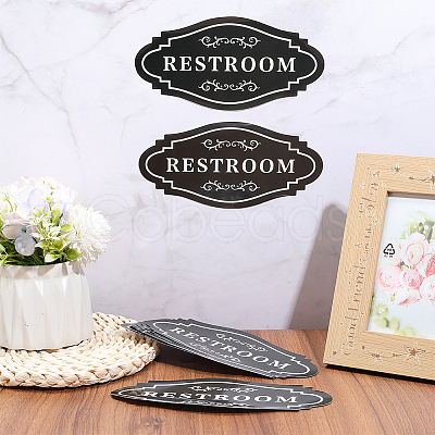 10Pcs PVC Self-adhesive Sign Label Paper DIY-WR0005-30-1