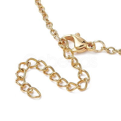 Natural Mixed Gemstone Bullet Pendant Necklaces NJEW-JN04529-02-1