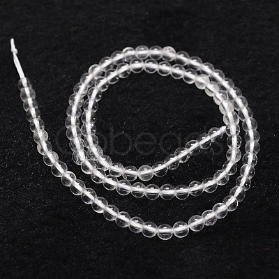 Natural Quartz Crystal Beads Strands X-G-D840-61-4mm-1