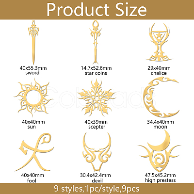 Nickel Decoration Stickers DIY-WH0450-137-1