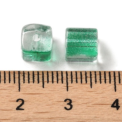 Two Tone Transparent Glass Beads GLAA-NH0001-03I-1