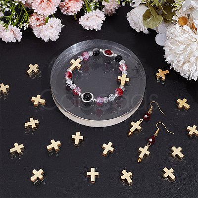 10Pcs Alloy Beads TIBEB-BBC0001-03G-1