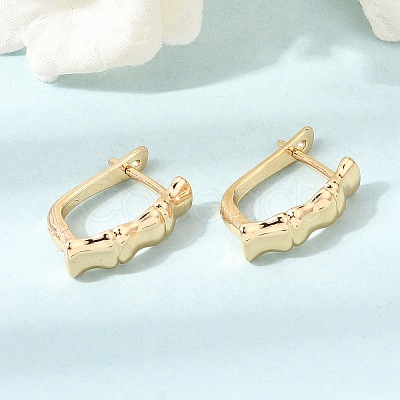 Brass Hoop Earrings for Women KK-CBACA55-09G-1