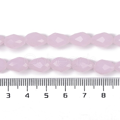 Electroplate Imitation Jade Glass Beads Strands EGLA-N013-J6mm-D01-1