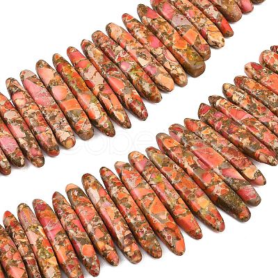 Synthetic Imperial Jasper Graduated Beads Strands G-L647-C01-01A-1