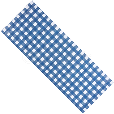 1Pc Tartan Pattern Chair Polycotton Cloth AJEW-GF0015-38A-1