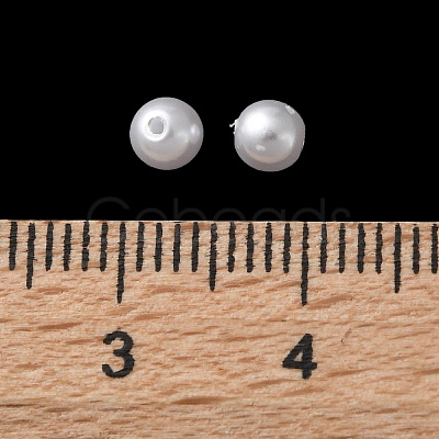 Plastic Imitation Pearl Beads FIND-M059-01A-01-1