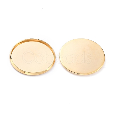 304 Stainless Steel Cabochon Settings STAS-Y001-12I-G-1