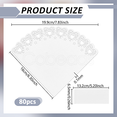 80Pcs Hollow Wedding Confetti Cones DIY-GA0009-59B-1