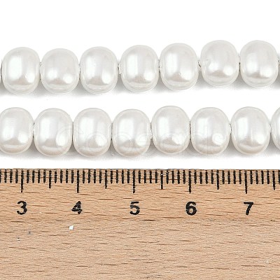 Electroplated Shell Pearl Beads Strands BSHE-H113-04C-1