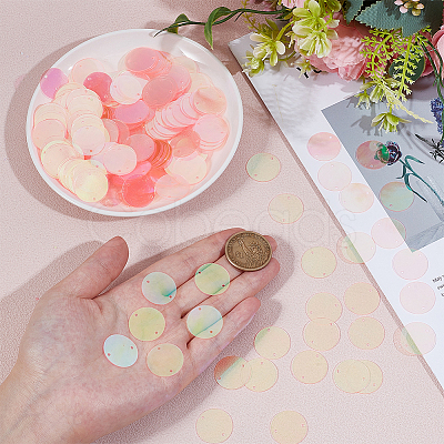 50G Ornament Accessories PVC Paillette/Sequins Pendants PVC-CY0001-01C-1