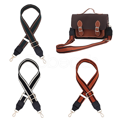 3Pcs 3 Colors Canvas Adjustable Bag Handles FIND-WR0009-20-1