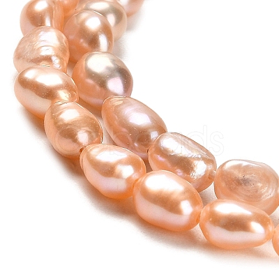 Natural Cultured Freshwater Pearl Beads Strands PEAR-E016-087-1