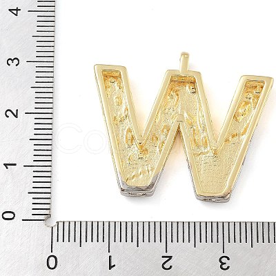Brass Pendants PALLOY-S036-01G-W-1