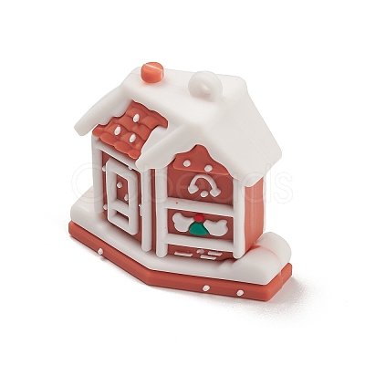 PVC Plastic Christmas Style Big Pendants PVC-O001-02J-1