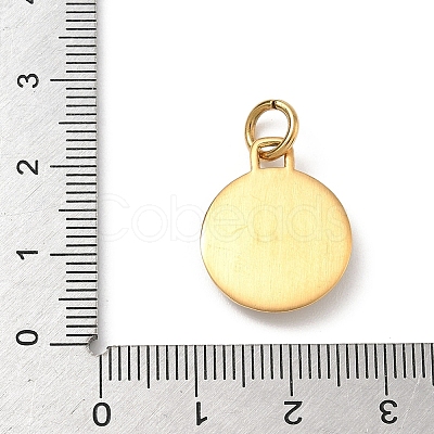 304 Stainless Steel Pendants STAS-D207-24G-1