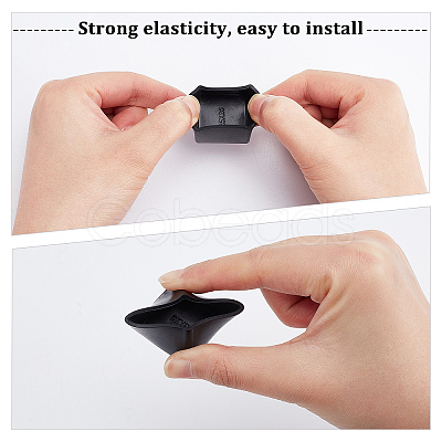 20Pcs PVC Chair Leg Floor Protectors FIND-GF0003-36-1