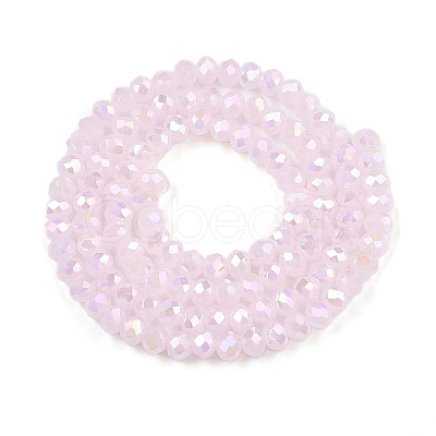 Electroplate Glass Beads Strands EGLA-A044-J3mm-B02-1