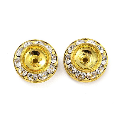 Brass Rhinestone Beads RB-F035-02-1