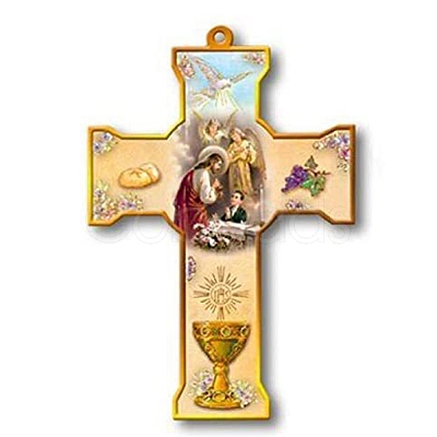 Religion DIY Cross Pattern Diamond Painting Kits DIAM-PW0011-02-1