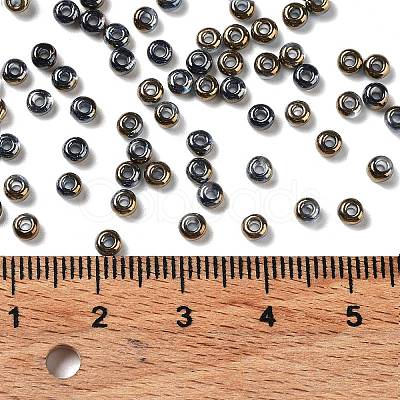 Metallic Colors Glass Seed Beads SEED-Z001-B-D11-1