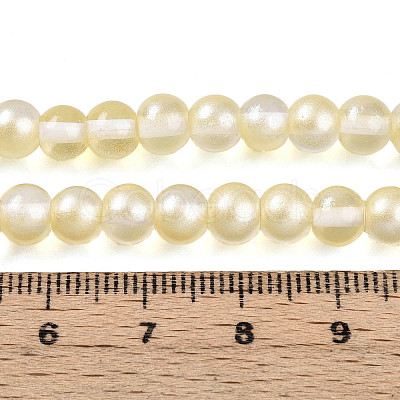 Baking Paint Transparent Glass Beads X1-DGLA-N011-6mm-02-1