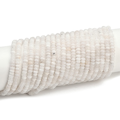 Natural White Jade Beads Strands G-H292-A25-01-1