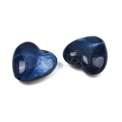 Two-tone Opaque Acrylic Beads AC-CBA8E7E-01H-1