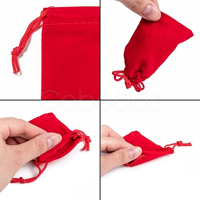 Rectangle Velvet Pouches TP-R022-5x7-04-1