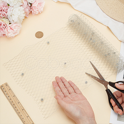 Polyester Bridal Veils DIY-WH0622-071D-1